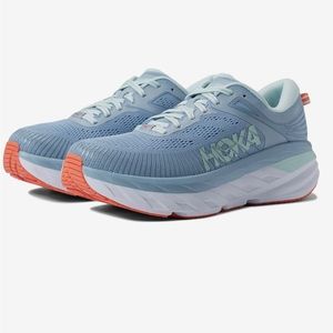 Hoka Women’s Bondi 7 Blue Fog/Blue Glass Mesh